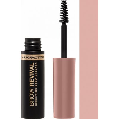 Max Factor Brow Revival řasenka na obočí s oleji a vlákny pro oživení 001 Dark Blonde 4,5 ml