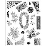 Creatoys Gelová razítka Květiny bordury – Zboží Mobilmania