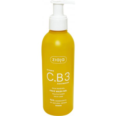 Ziaja Pleťový čistící gel Vitamin C.B3 Niacinamide 190 ml – Zboží Dáma