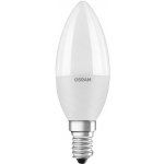 Osram VALUE CLB40, E14, 470lm, 5.5W, 865 studená bílá, matná svíčka – Zboží Živě