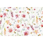 Darré Bavlněná látka PERKÁL - Květy š.147 – Hledejceny.cz