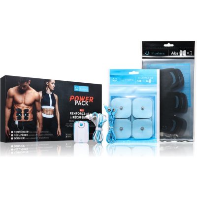 Bluetens Power Bluetens Duo Sport elektrody na břicho 3x2 ks + multifunkční klip 1 ks + kabel k elektrodám 2 ks + cestovní obal 1 ks + elektrostimulátor s příslušenstvím 1 ks – Sleviste.cz