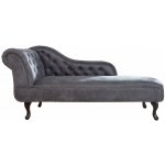 Interior Chesterfield antik šedá mikrovlákno KRS37475 – Zbozi.Blesk.cz