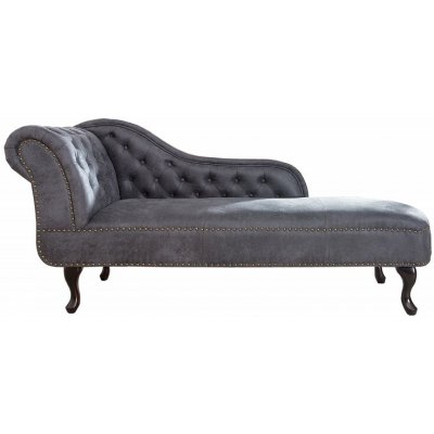 Interior Chesterfield antik šedá mikrovlákno KRS37475 – Zbozi.Blesk.cz