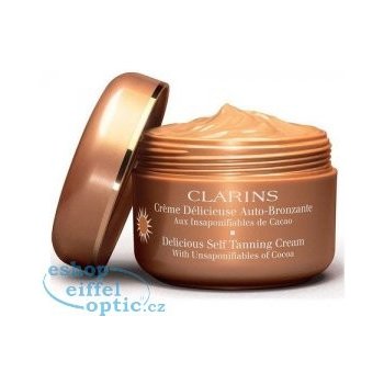 Clarins Radiance Plus samoopalovací krém na tělo a obličej s kakaovým máslem 125 ml