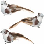 Dekorace ptáček s klipem 10cm - 1ks – Hledejceny.cz