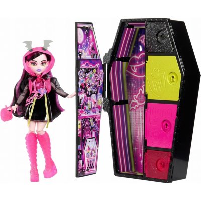 Monster High Skulltimate Secrets neon Draculaura HPD59 – Zboží Mobilmania