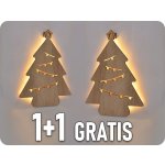 Solight LED nástěnná dekorace vánoční stromek 24x LED 2x AA – Hledejceny.cz