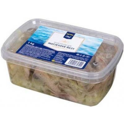 Metro Chef matjesové řezy s cibulí (pevný podíl 800 g) 1 kg – Zboží Dáma