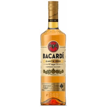 Bacardi Carta Oro 37,5% 0,7 l (holá láhev)