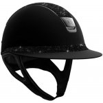Samshield Jezdecká ochranná helma Miss Shield 2.0 Ultra Fine Rock černá chrome blk – Zboží Mobilmania