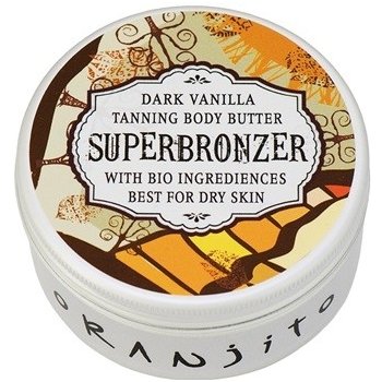 Oranjito Bio Dark Vanilla Superbronzer opalovací máslo do solária 100 g