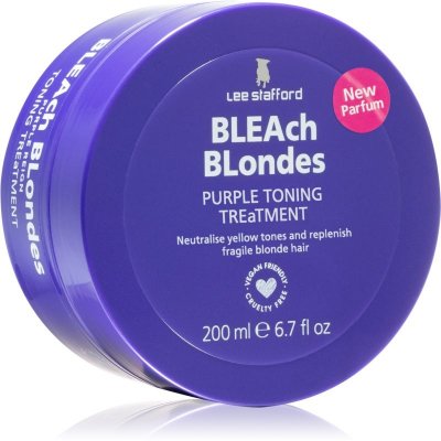 Lee Stafford Bleach Blondes Purple Reign maska s fialovým pigmentem 200 ml – Zboží Mobilmania