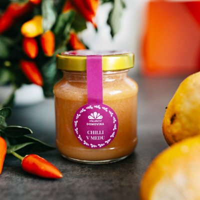 Včelařství Domovina Chilli v medu 180 g – Sleviste.cz