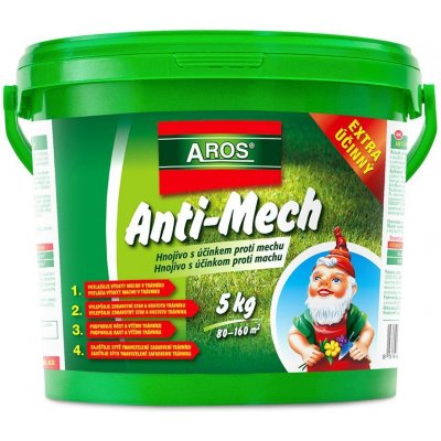 Aros Trávníkové hnojivo ANTI-MECH 5 kg