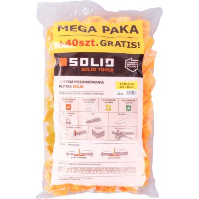 FHU PARTNER Ljajić Milan Spony SOLID leveling 2mm-400+40ks – Hledejceny.cz