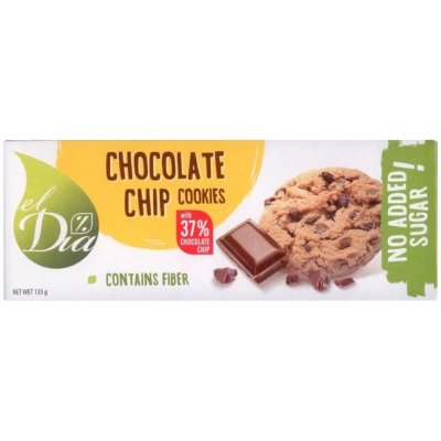El Dia Sušenky bez cukru s čokoládou 130 g – Zboží Dáma