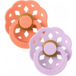 Bibs Boheme dudlíky z přírodního kaučuku 2ks Papaya / Violet Sky – Sleviste.cz