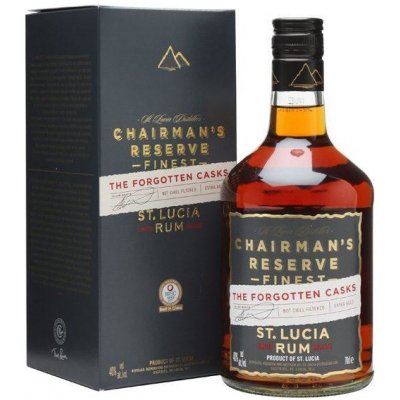 Chairman's Reserve The Forgotten Casks Rum 40% 0,7 l (karton) – Zboží Mobilmania