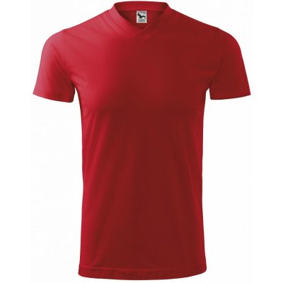 Malfini Heavy V-neck 111 červená