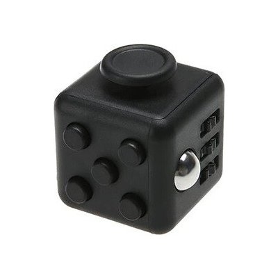 FIDGET CUBE 3,5X3,5CM černá – Zboží Dáma
