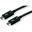 Roline 11.02.9040 Thunderbolt 3 , USB C(M) - USB C(M), 40Gb/s, PD 100W, 0,5m, černý