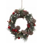 Atmosphera Vánoční věnec se šiškami 30 cm – Zbozi.Blesk.cz