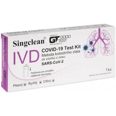 Hangzhou Singclean Medical Products Antigenní test COVID-19 Test Kit 1 ks – Zbozi.Blesk.cz