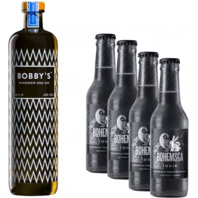 Bobby's Schiedam Dry Gin 42% 0,7 l (holá láhev) – Zboží Mobilmania