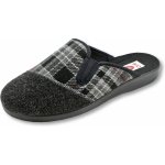 Rogallo 6074 pánské domácí pantofle kostka černá – Sleviste.cz