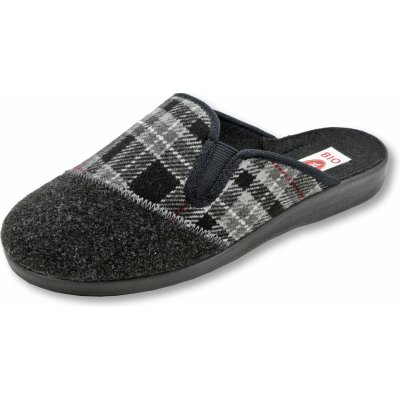 Rogallo 6074 pánské domácí pantofle kostka černá – Sleviste.cz