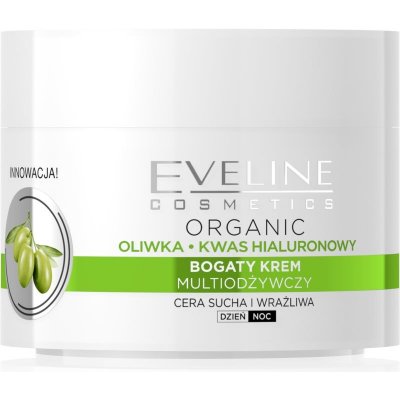 Eveline Cosmetics Green Olive denní i noční krém s protivráskovým účinkem s výtažkem z oliv 50 ml – Zboží Mobilmania