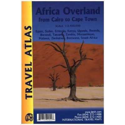 ITM Travel Atlas Africa Overland: Cairo to Cape Town Travel Atlas – Zboží Mobilmania