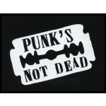 Nášivka PUNK´S NOT DEAD žiletka – Zboží Dáma