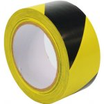 Europack Bezpečnostní páska levostranné šrafování 50 mm x 33 m 00505 žluto-černá – Sleviste.cz