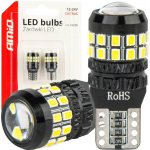 LED žiarovky CANBUS T10 W5W 27SMD 2016 White 12V/24V AMiO-04258 – Hledejceny.cz