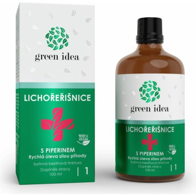 Green idea Lichořeřišnice+ s piperinem bezlihová tinktura 100 ml – Hledejceny.cz