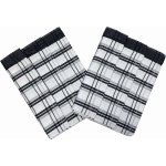 Sleep-well Tradiční káro 50x70 cm 3 ks černá – Zboží Dáma