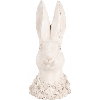 Béžová antik cementová busta králík 11*11*24 cm – Hledejceny.cz