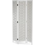 Autronic Paraván dřevěný EF-L186 WT bílý – Zboží Dáma