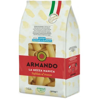 Amrnando Těstoviny mezza manica 0,5 kg – Zbozi.Blesk.cz