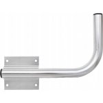 DRŽÁK ANTÉNNÍHO STOŽÁRU NA ZEĎ BOČNÍ PRAVÝ 60cm OCEL POZINK UNIVERZÁLNÍ – Zboží Živě