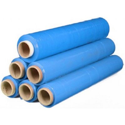 Stretch fólie modrá ruční 500mm / 23µm / 162m průtažná – Zboží Dáma