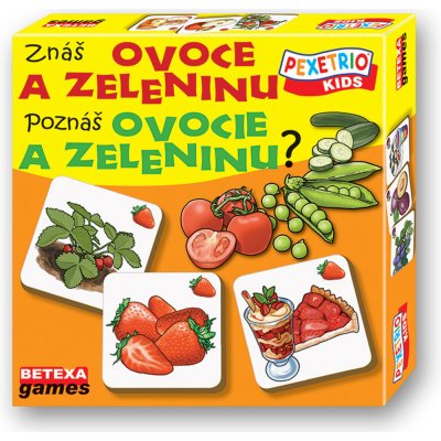 Betexa Pexetrio Kids: Znáš ovoce a zeleninu? – Zboží Mobilmania