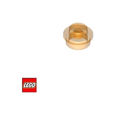 LEGO® 4073 Podložka kruhová 1x1 průhledná Oranžová – Zbozi.Blesk.cz