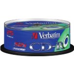 Verbatim CD-R 700MB 52x, AZO, spindle, 25ks (43432) – Zbozi.Blesk.cz