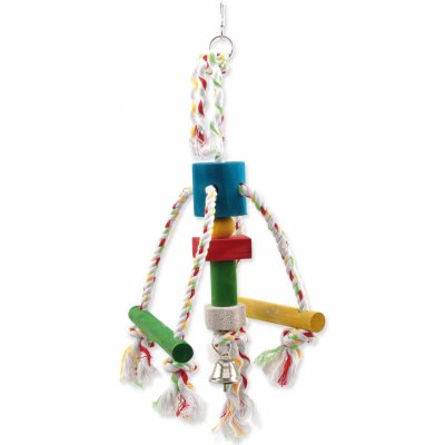 Bird Jewel Chobotnička závěsná dřevo - provaz 10 x 15 x 29 cm – Zboží Dáma