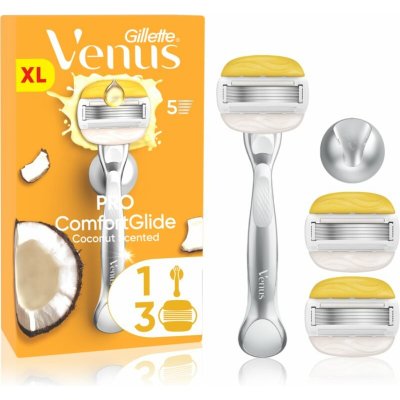 Gillette Venus Pro ComfortGlide Coconut + 5 ks hlavic – Hledejceny.cz