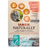 Iams Cat Senior losos jehně v omáčce 12 x 85 g – Hledejceny.cz