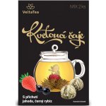 VELTATEA Kvetoucí čaje Zelené kvetoucí čaje s příchutí jahoda a černý rybíz 2 ks – Hledejceny.cz